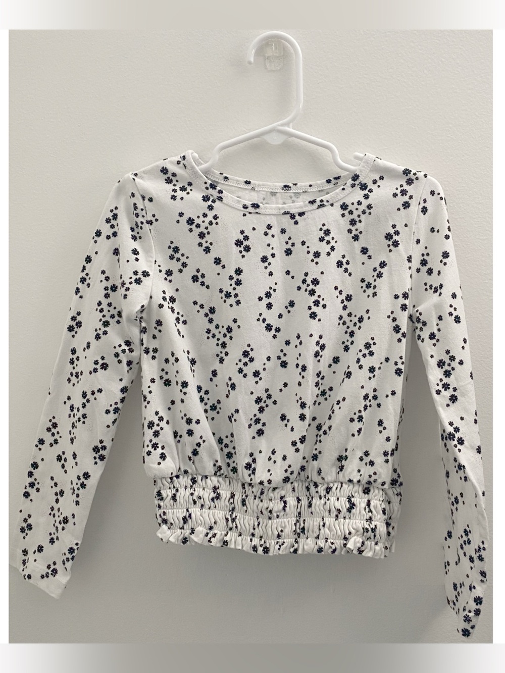 Carter's Long Sleeve Floral Print Shirt 100% Cotton Size 6